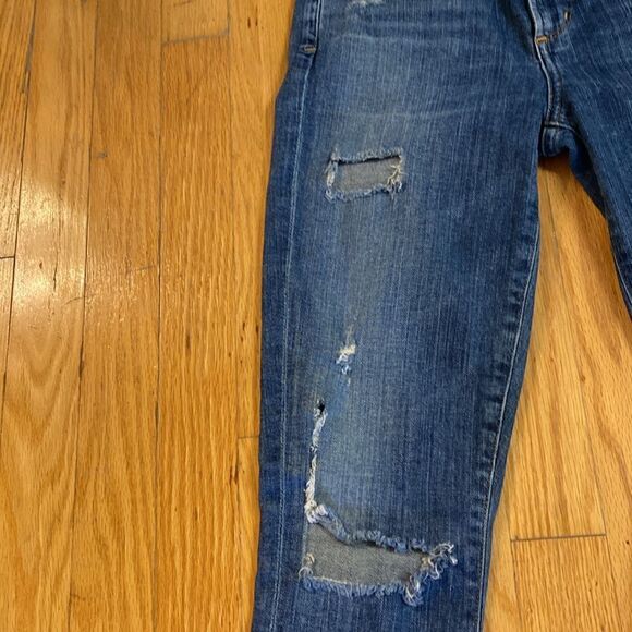 Agolde Sophie High Rise Skinny Distressed Jeans Size 25 - Picture 8 of 9